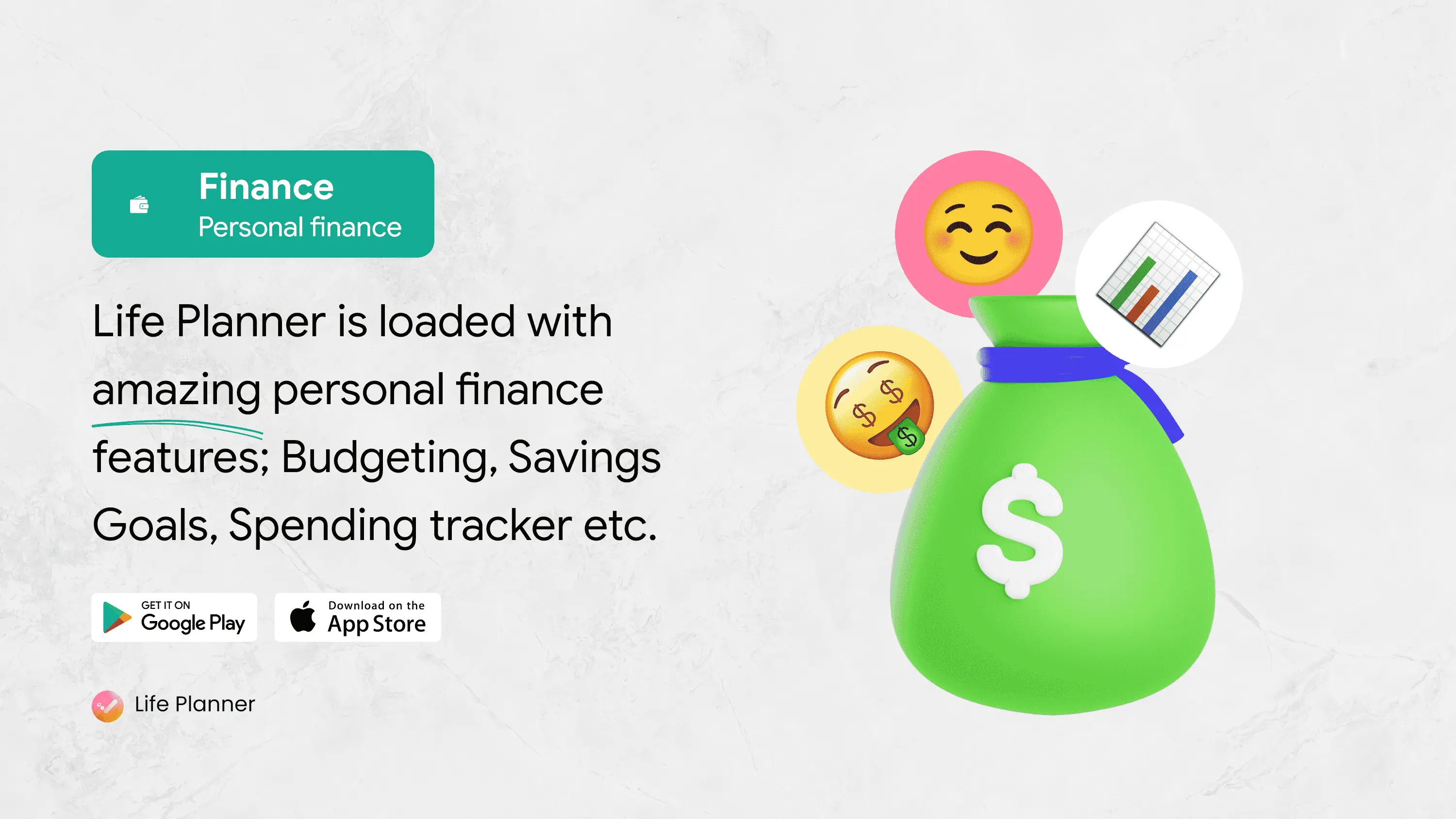 Life Planner Personal Finance Features
