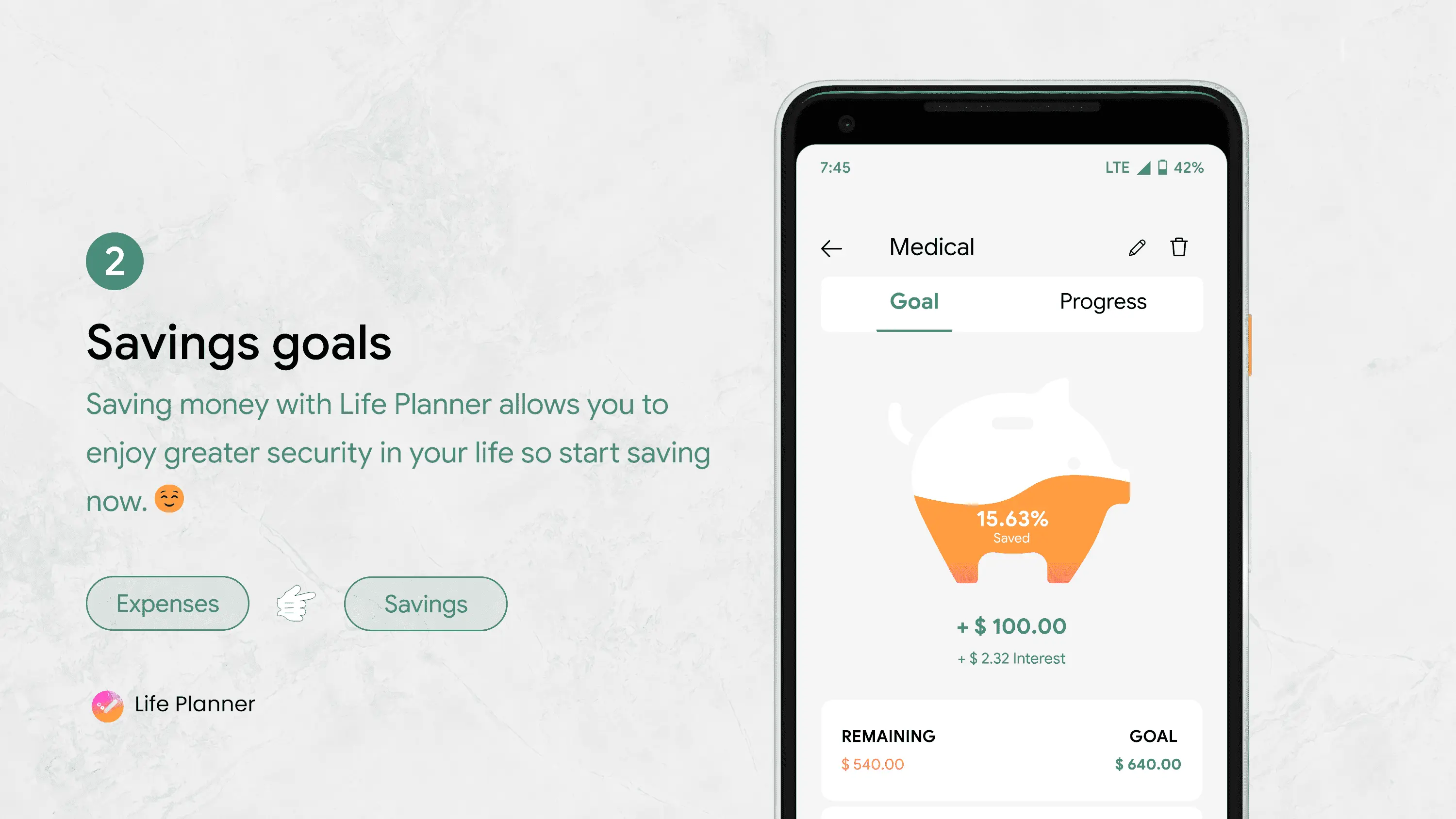 Using Life Planner to Manage Your Savings