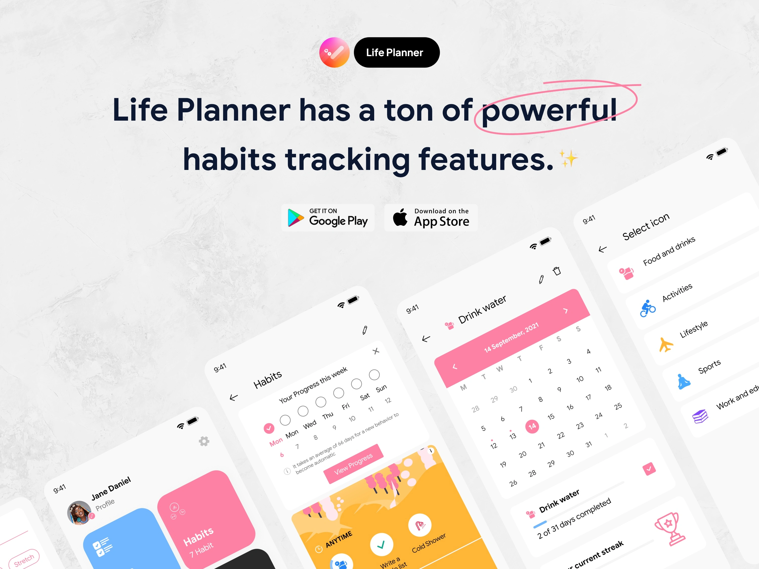 Life Planner Habit Tracker