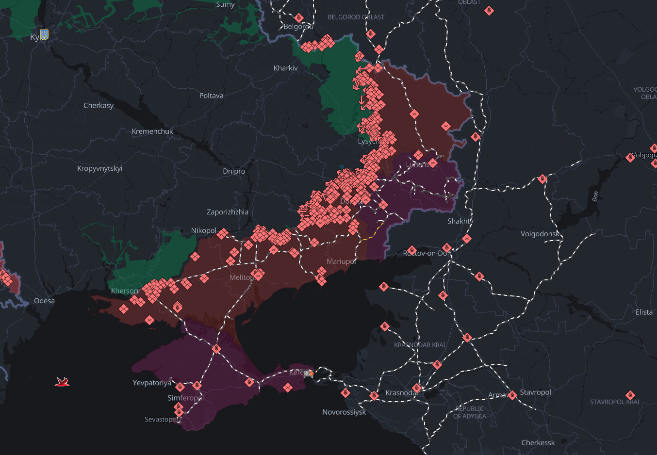 Ukraine Conflict Map